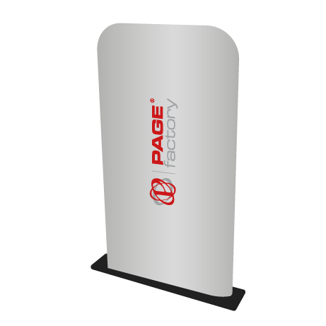 Aufsteller ZIPP | B 90 cm x H 238 cm | bedruckt