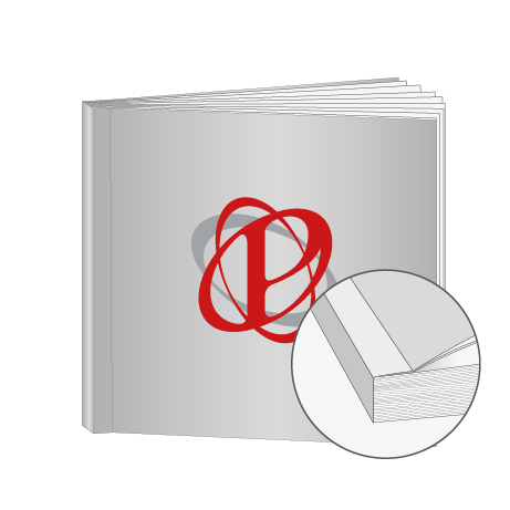 Broschüren Klebebindung Quadrat