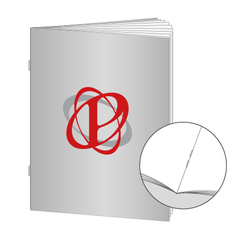 Broschüren Drahtheftung DIN A7