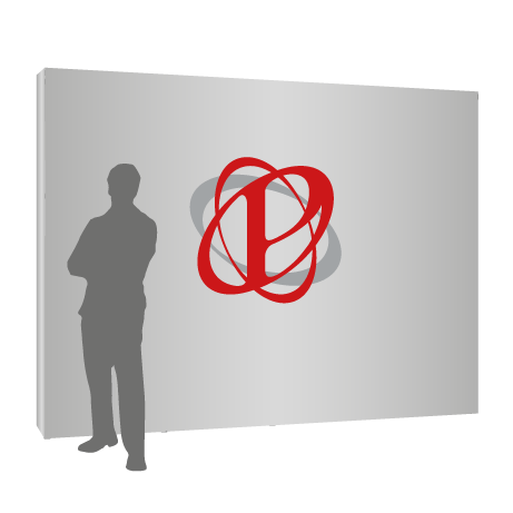 Textilfaltwand | 4 x 3 Felder gerade | einseitig bedruckt