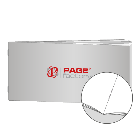 Broschüren Drahtheftung DIN lang