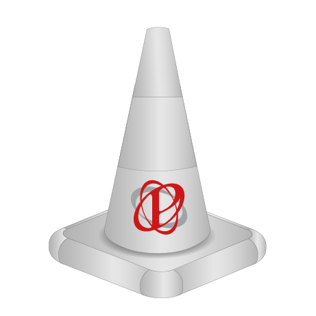 Aufblasbarer Straßenpylon als Produktnachbildung