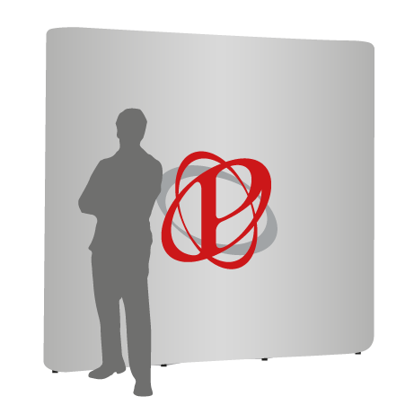 Pop-Up Faltwand | 3 x 3 Felder gerade | einseitig bedruckt