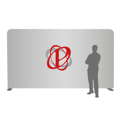 Textilwand ALU | 500er gerade | einseitig bedruckt